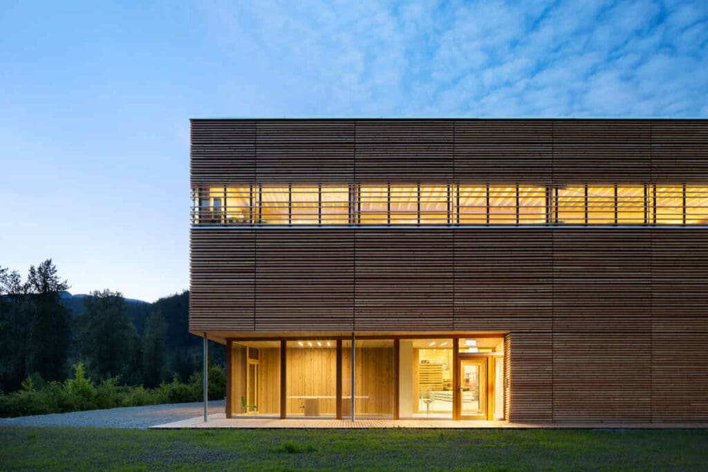 Bc passive house factory in pemberton