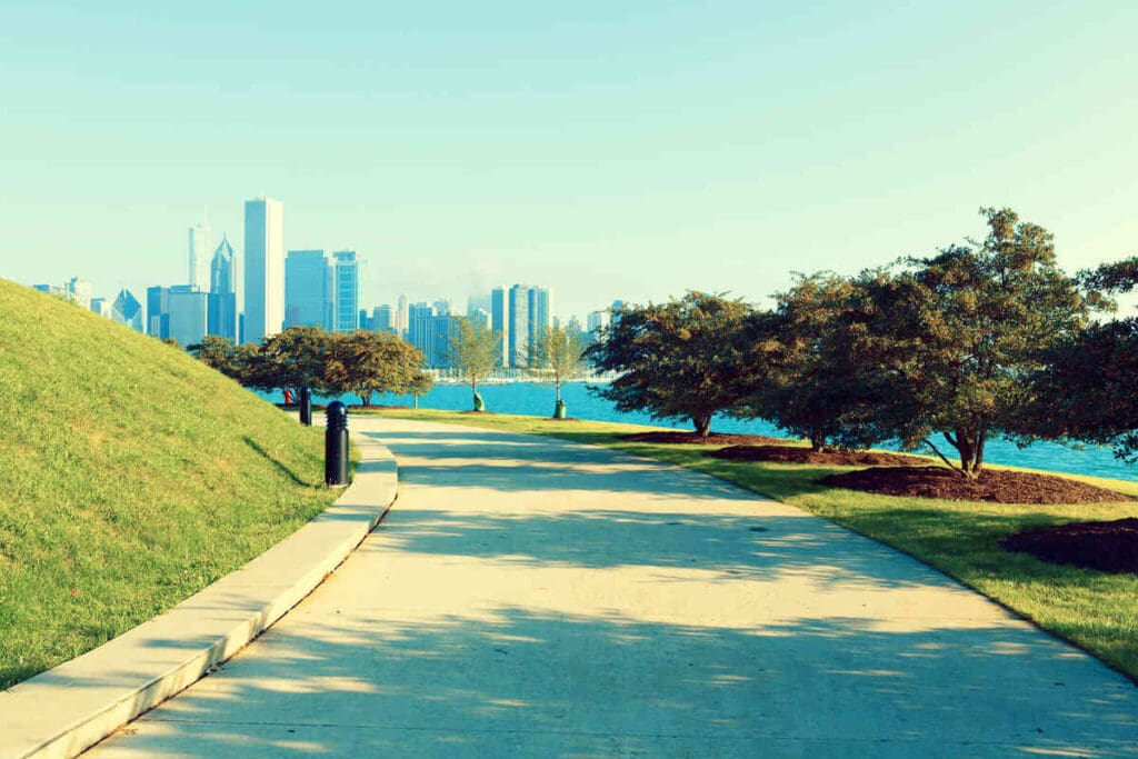 Healthy buildings running path